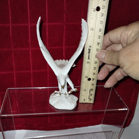 1985 Maruri Signature Collection By W.D. Gaither " Hawk " With 24k Gold Paint - Picture 13 of 13